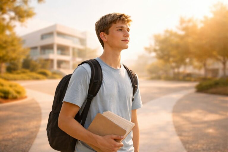 Estudiant decidint què estudiar després del Batxillerat a Catalunya